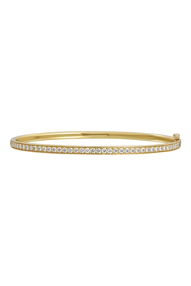Audrey Diamond Bangle (Nordstrom Exclusive), Main, color, 18K YELLOW GOLD/ DIAMOND