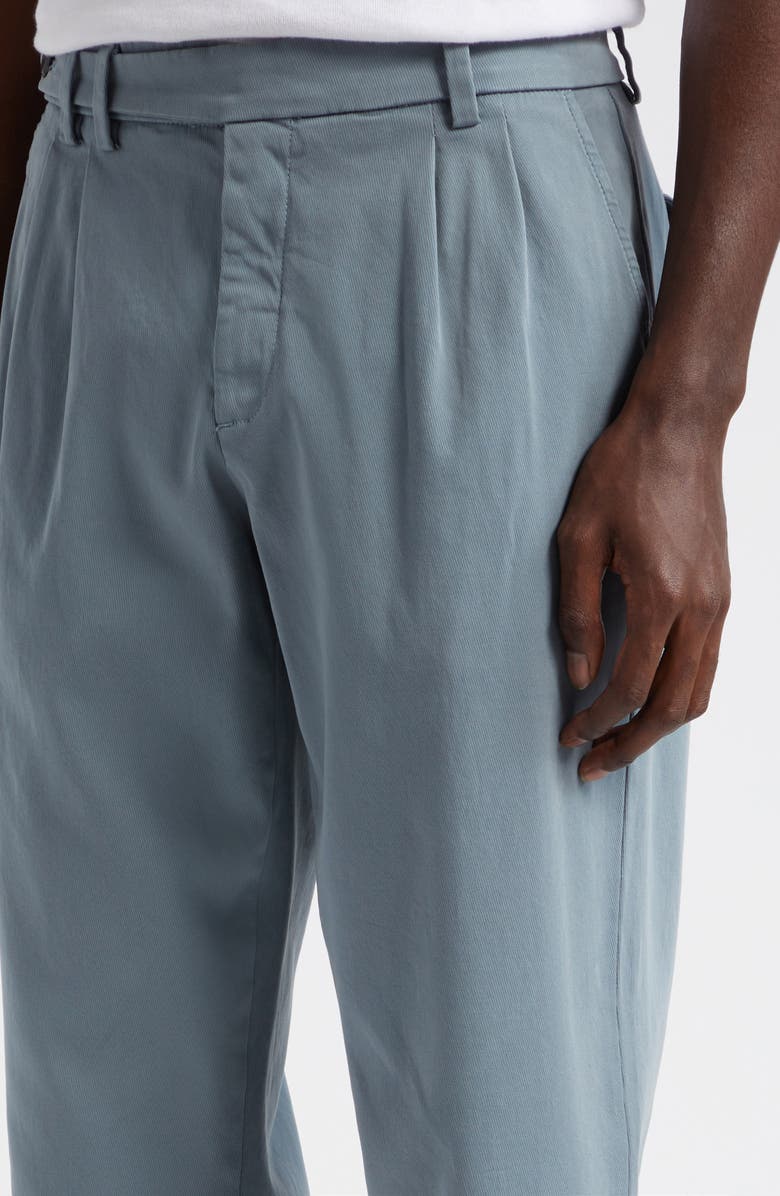 Eleventy Tailored Cotton Stretch Velveteen Pants, Alternate, color, Denim