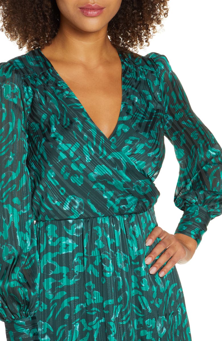 Ali & Jay No Regrets Long Sleeve Jacquard Dress, Alternate, color, 