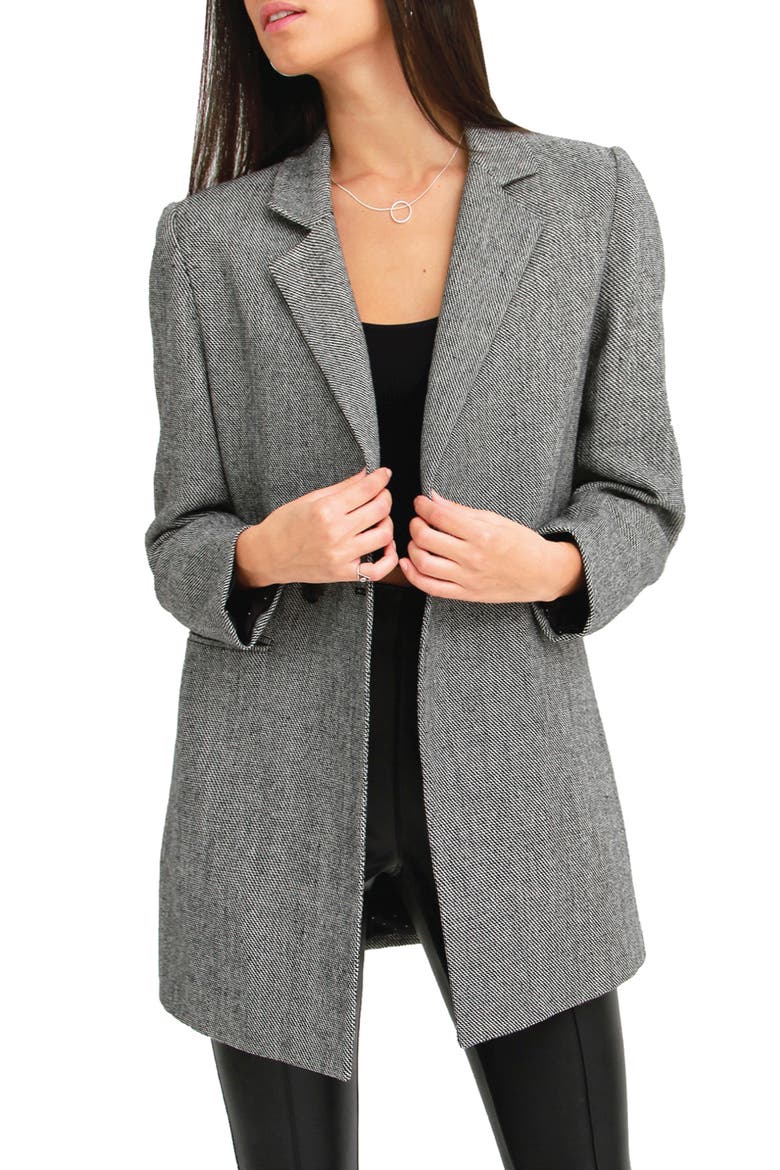 Kensington Oversized Coat, Alternate, color, GREY
