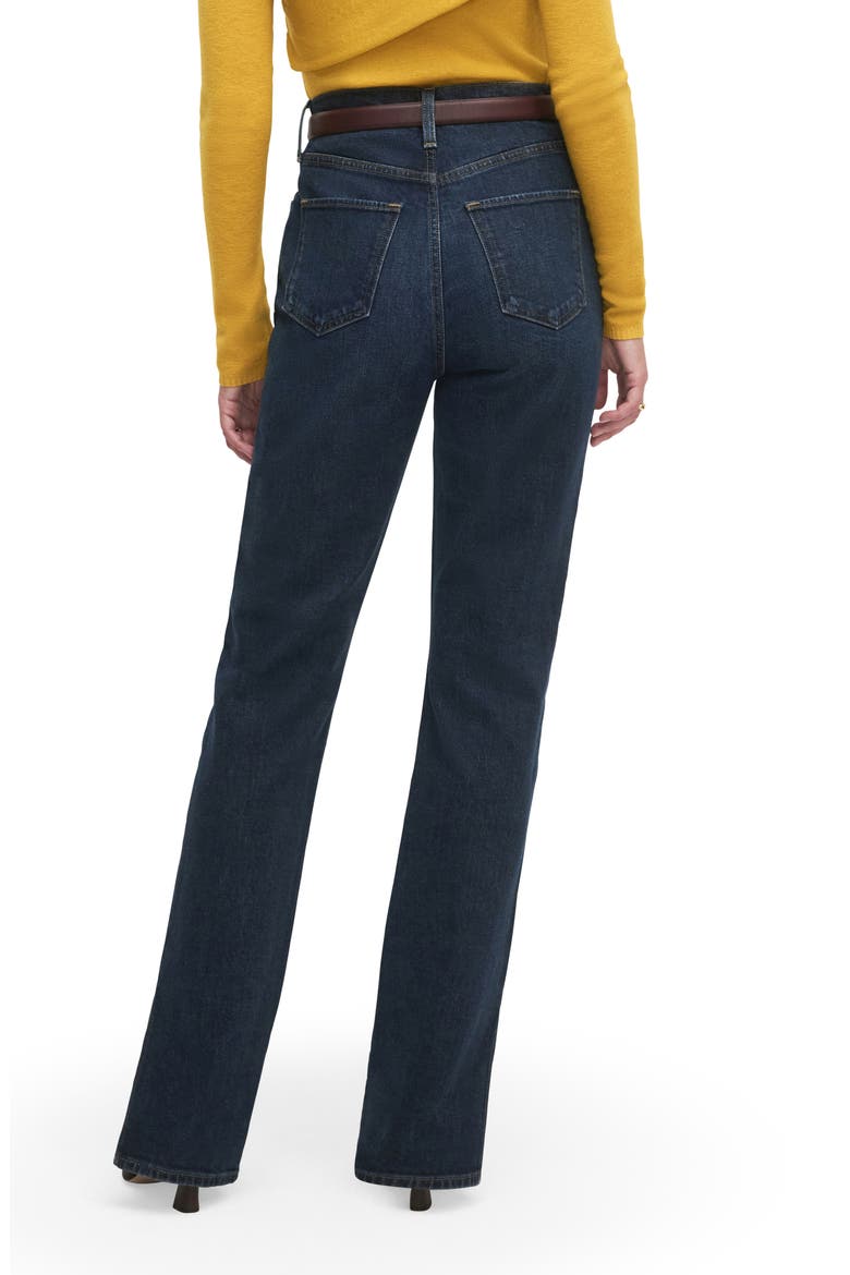 The Valentina High Waist Side Slit Jeans, Alternate, color, WOODSIDE