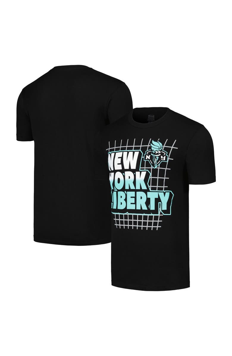 Stadium Essentials Unisex Stadium Essentials Black New York Liberty Spelled Out T-Shirt, Main, color, Black