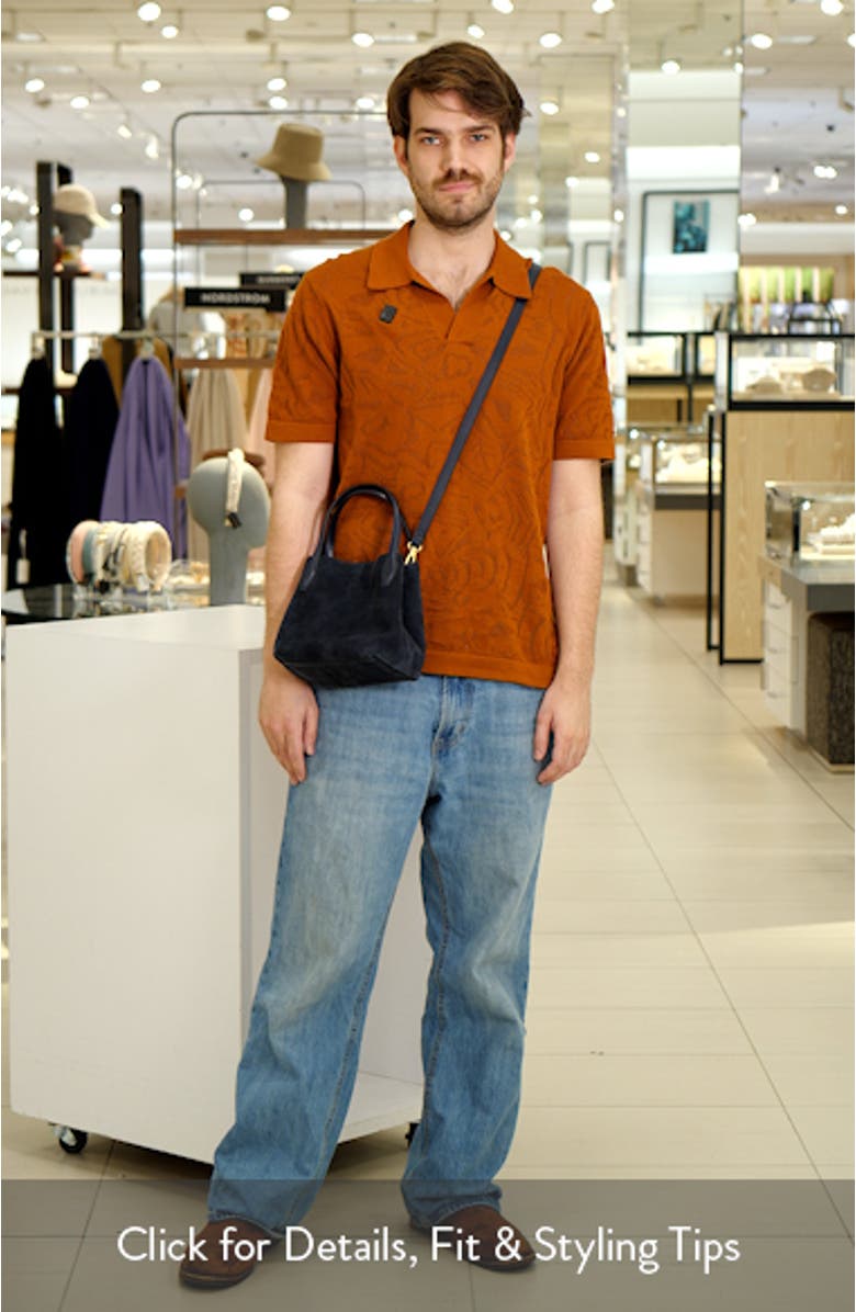 The Mini Suede Shopper Tote