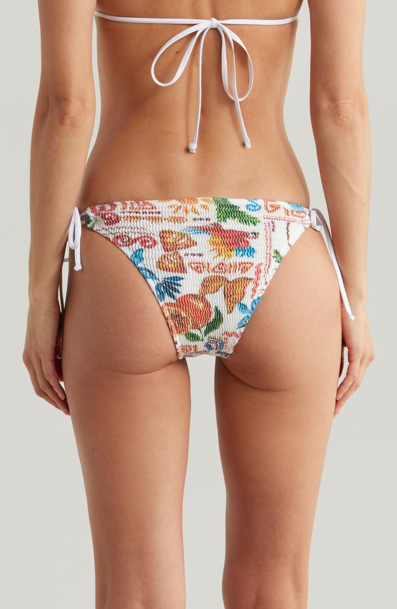 CLEONIE Brook Side Tie Bikini Bottoms, Alternate, color, Tropicana