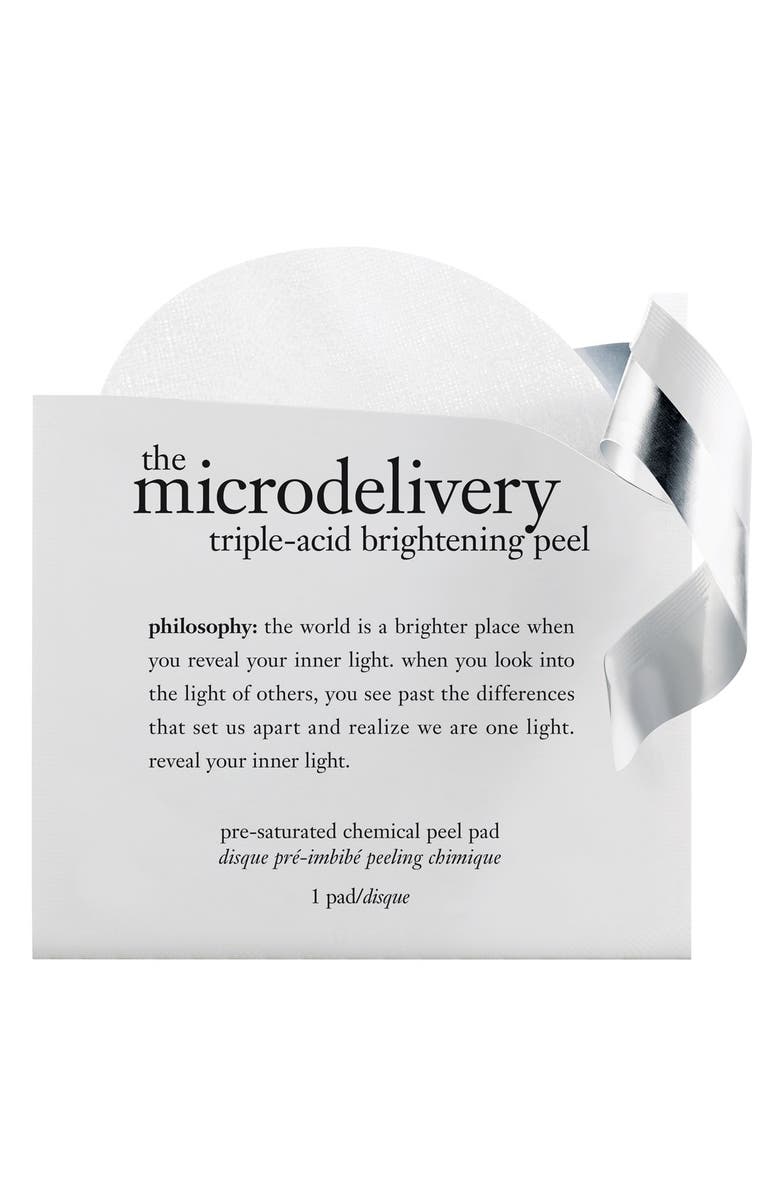 philosophy 'microdelivery triple acid' brightening peel pads, Main, color, 