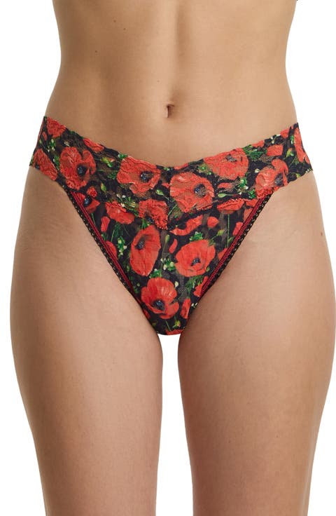 Print Original Rise Thong