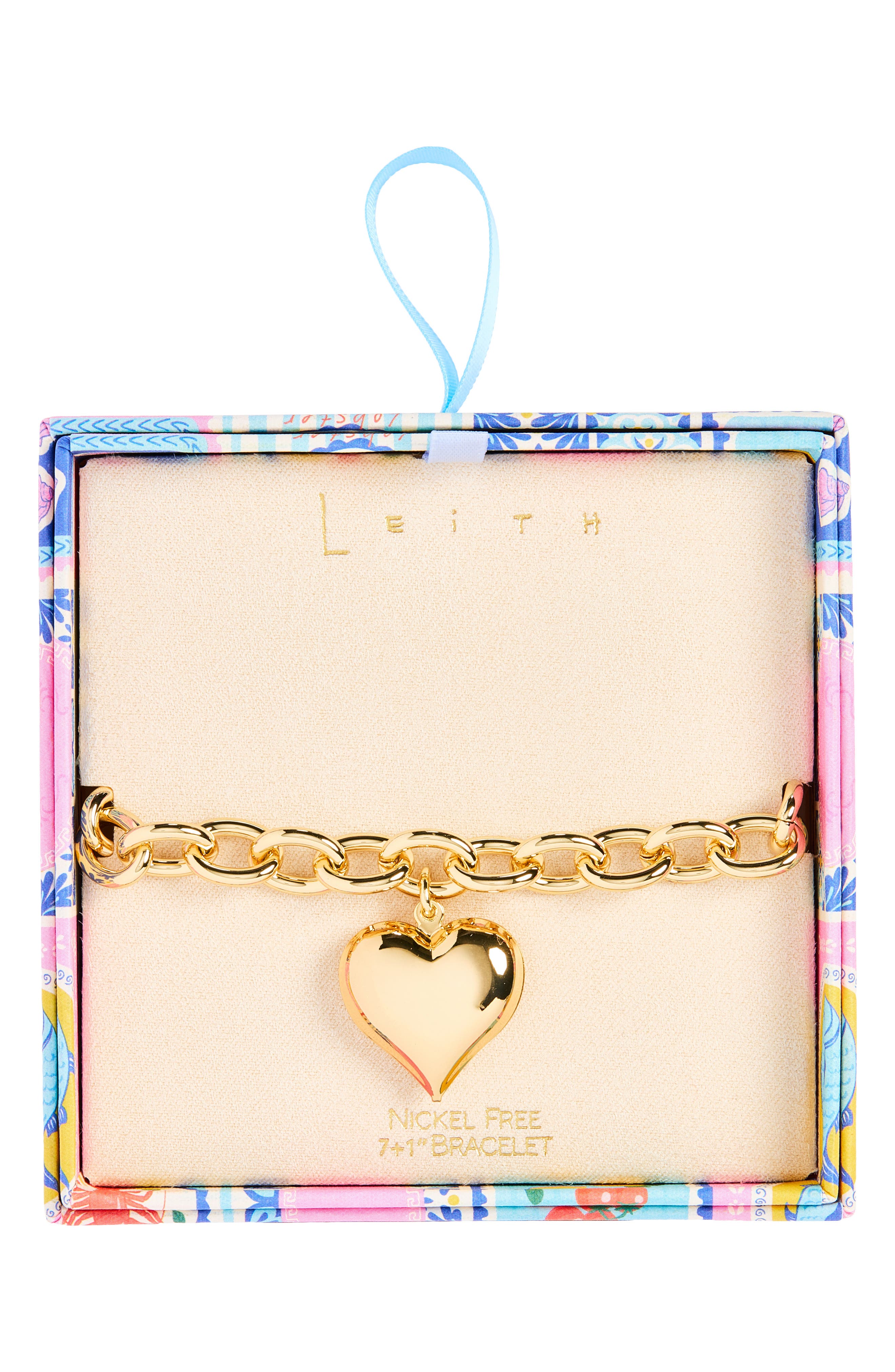 Heart Charm Bracelet