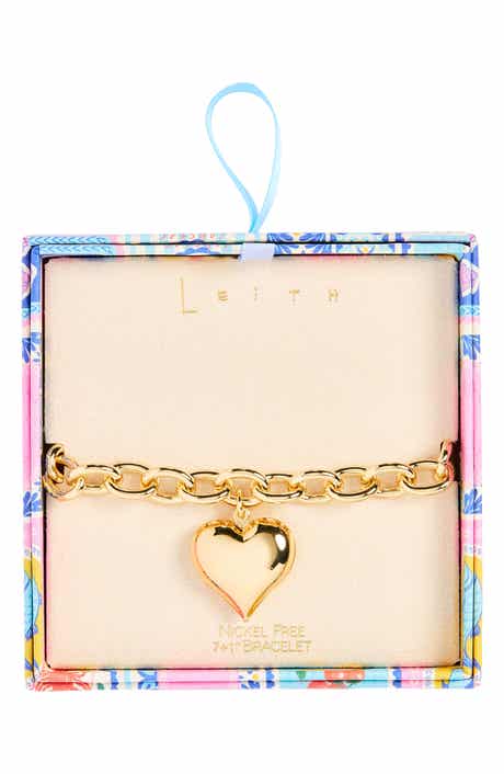 Heart Charm Bracelet