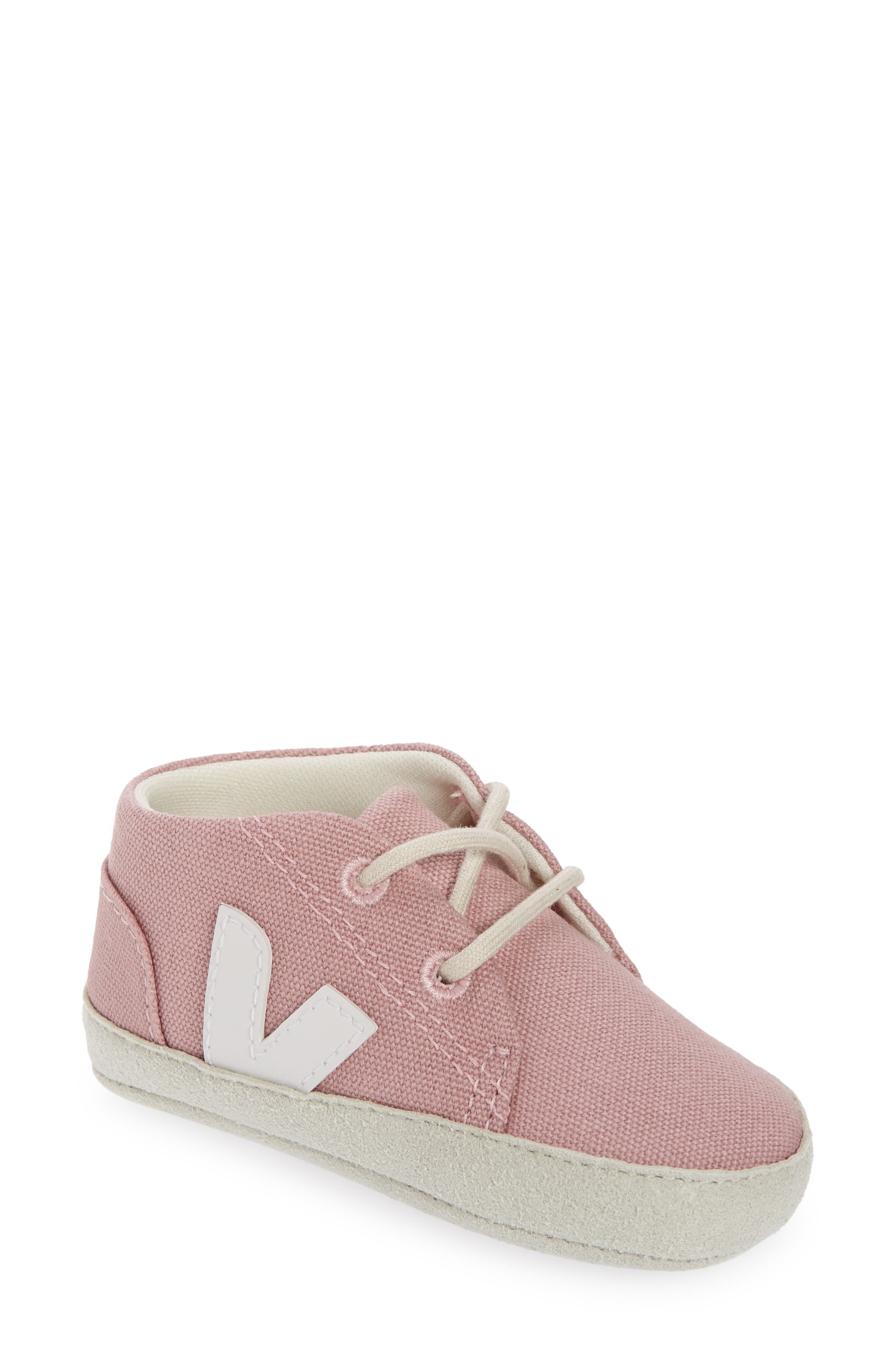 Veja Canvas Crib Shoe, Main, color, 