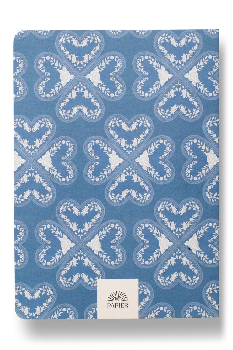 Clover Notebook, Alternate, color, BLUE