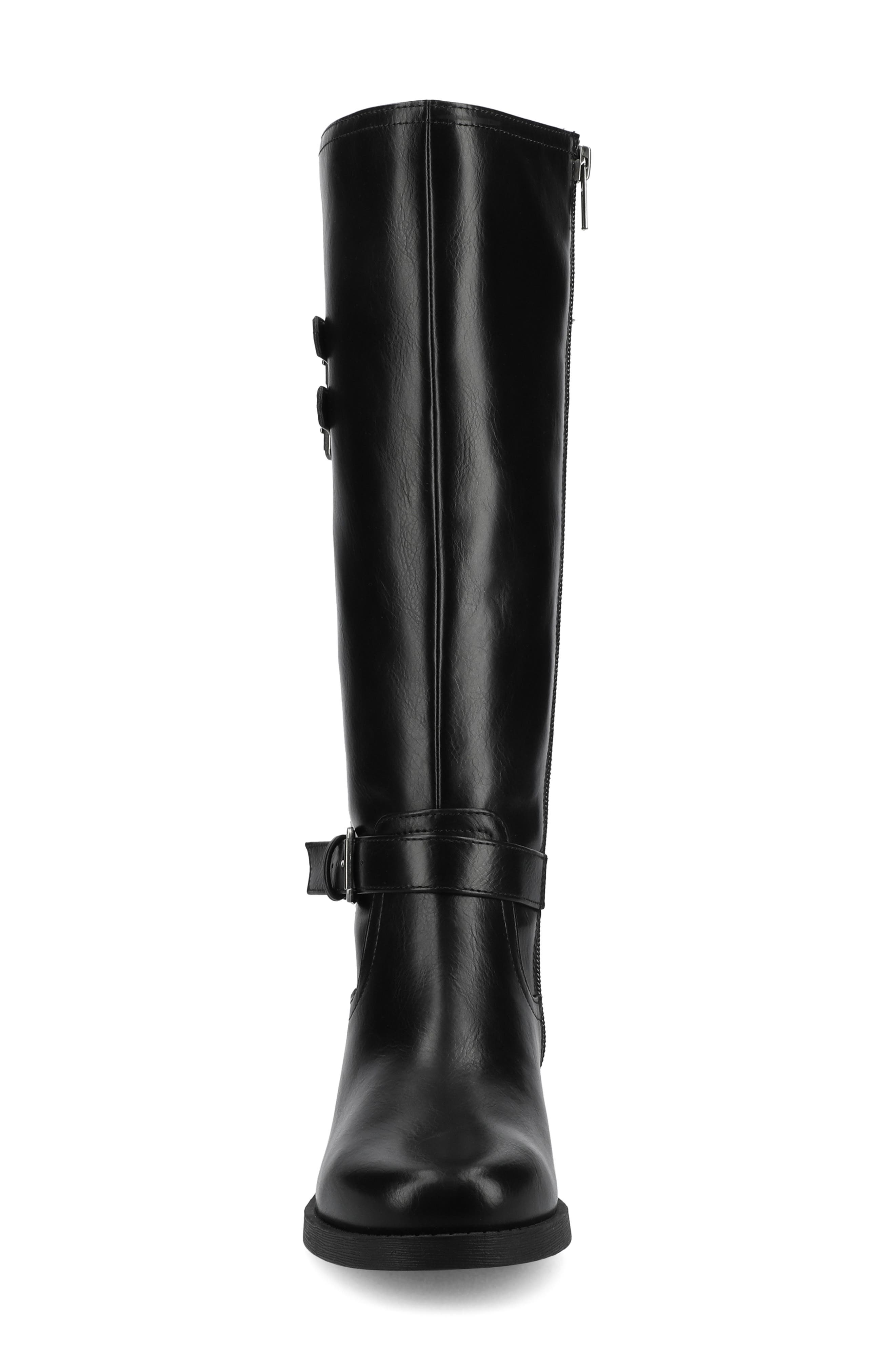Journee Collection Sonny Knee High Boot, Alternate, color, Black