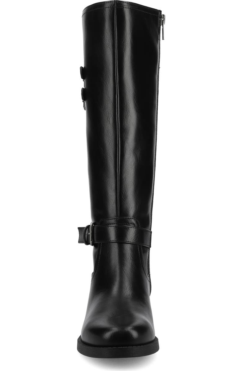 Journee Collection Sonny Knee High Boot, Alternate, color, Black