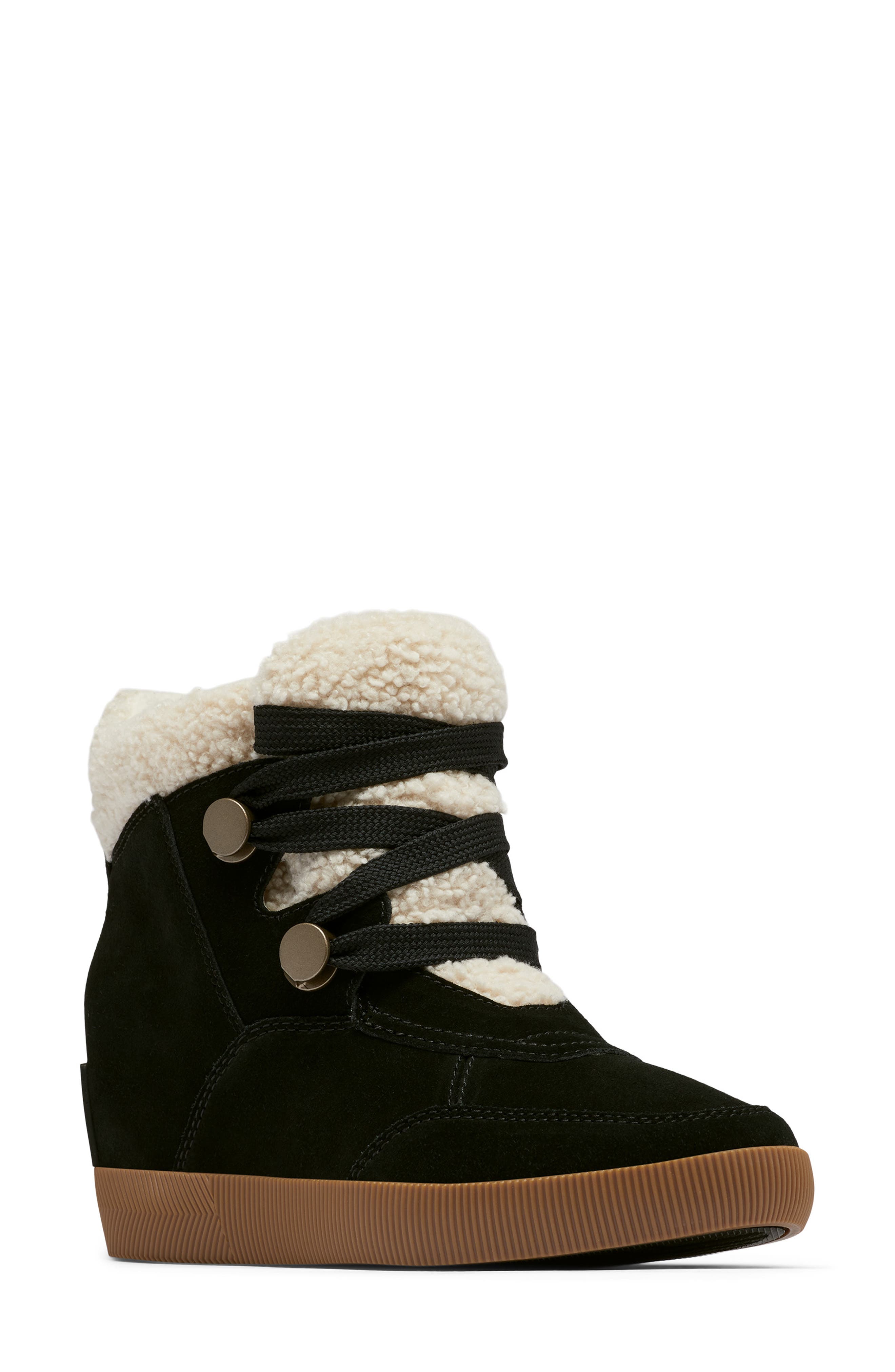 SOREL Out N About Faux Shearling Bootie, Main, color, 