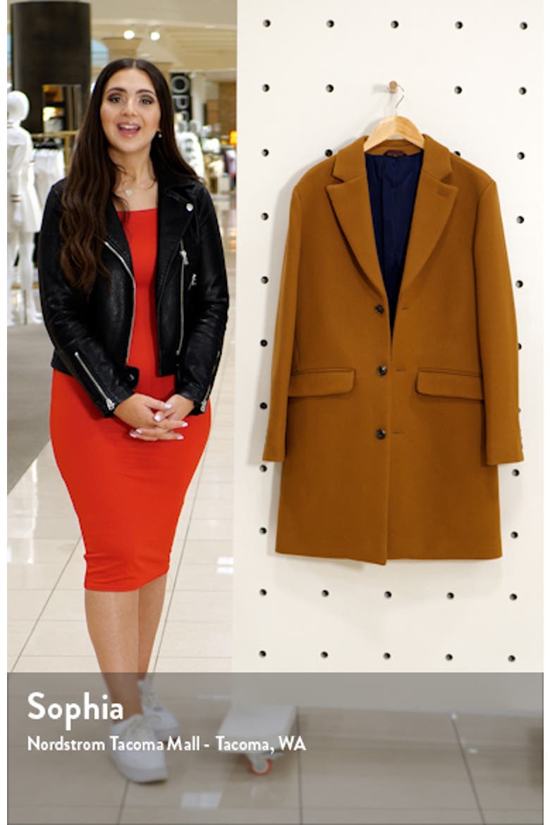 The Stretch Wool Blend Water Repellent Topcoat video