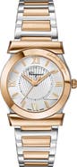 FERRAGAMO Women's Two-Tone Swiss Quartz Bracelet Watch, 32mm