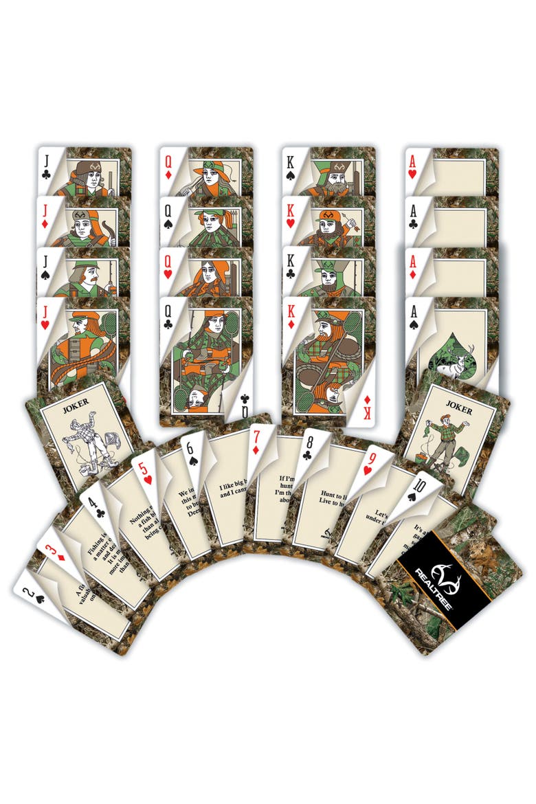 Realtree Playing Cards, Alternate, color, Multicolor