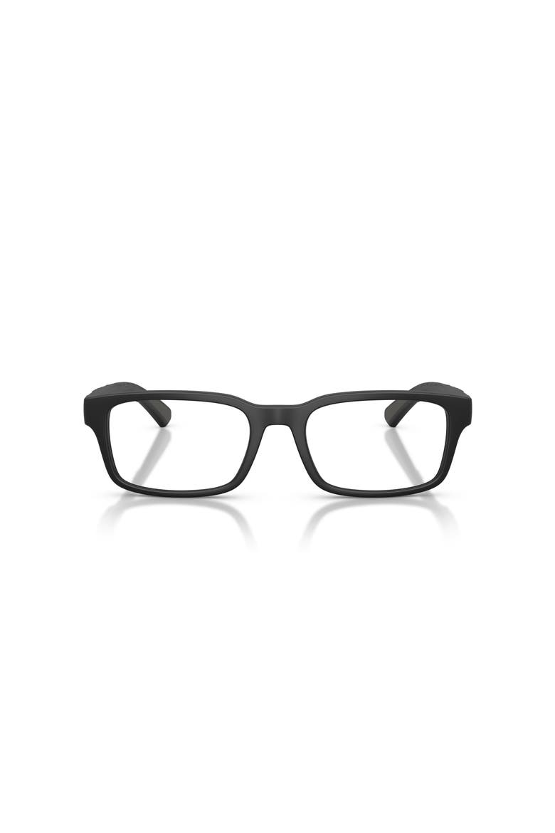 54mm Rectangle optical glasses, Alternate, color, Black
