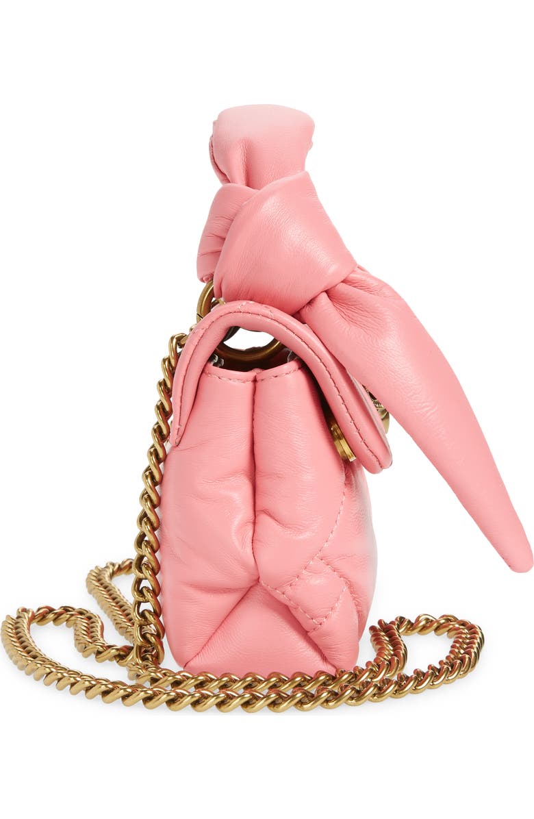 Kurt Geiger London Mini Kensington Knot Handle Quilted Leather Crossbody Bag, Alternate, color,