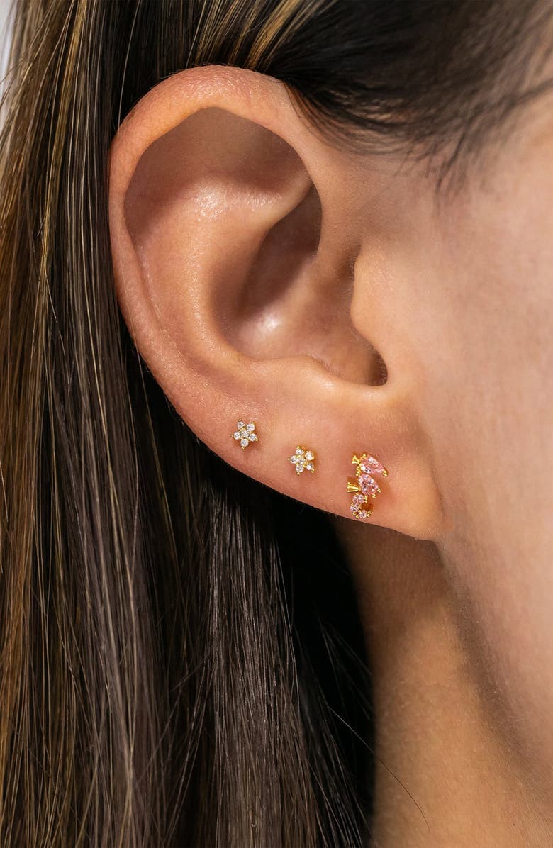 Girls Crew Seahorse Stud Earrings, Alternate, color, Gold