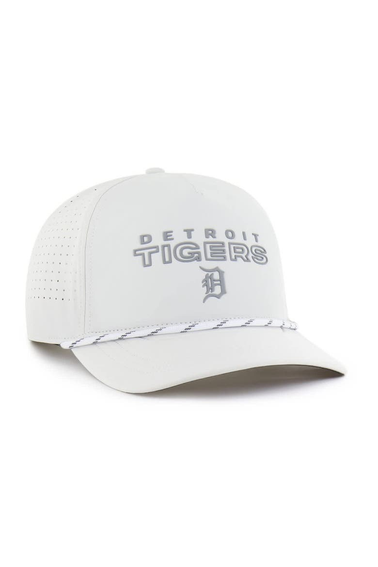 Men's '47  White Detroit Tigers Forward Vault Hitch Adjustable Hat, Alternate, color, White