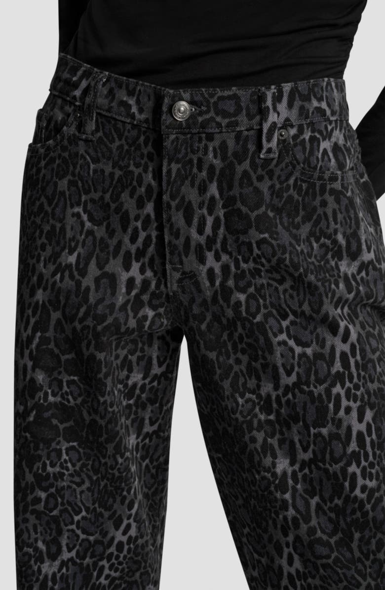 DKNY Jeans Mid Rise Relaxed Jeans, Alternate, color, Forged Iron Jaguar