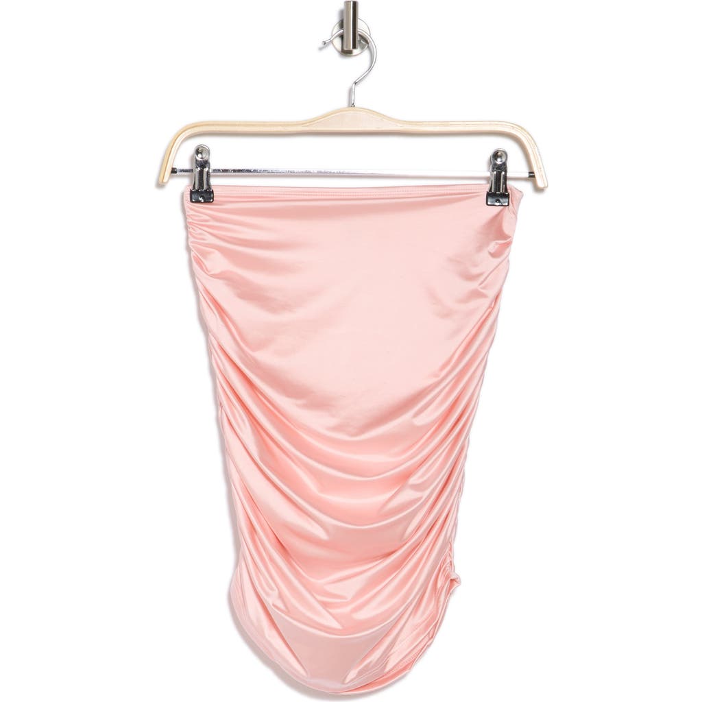 GOOD AMERICAN GOOD AMERICAN RUCHED MINISKIRT