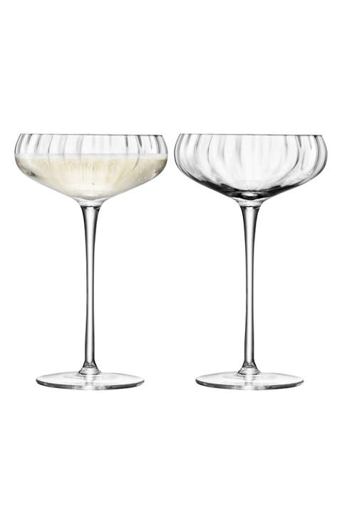 Auerlia Set of 2 Champagne Saucers