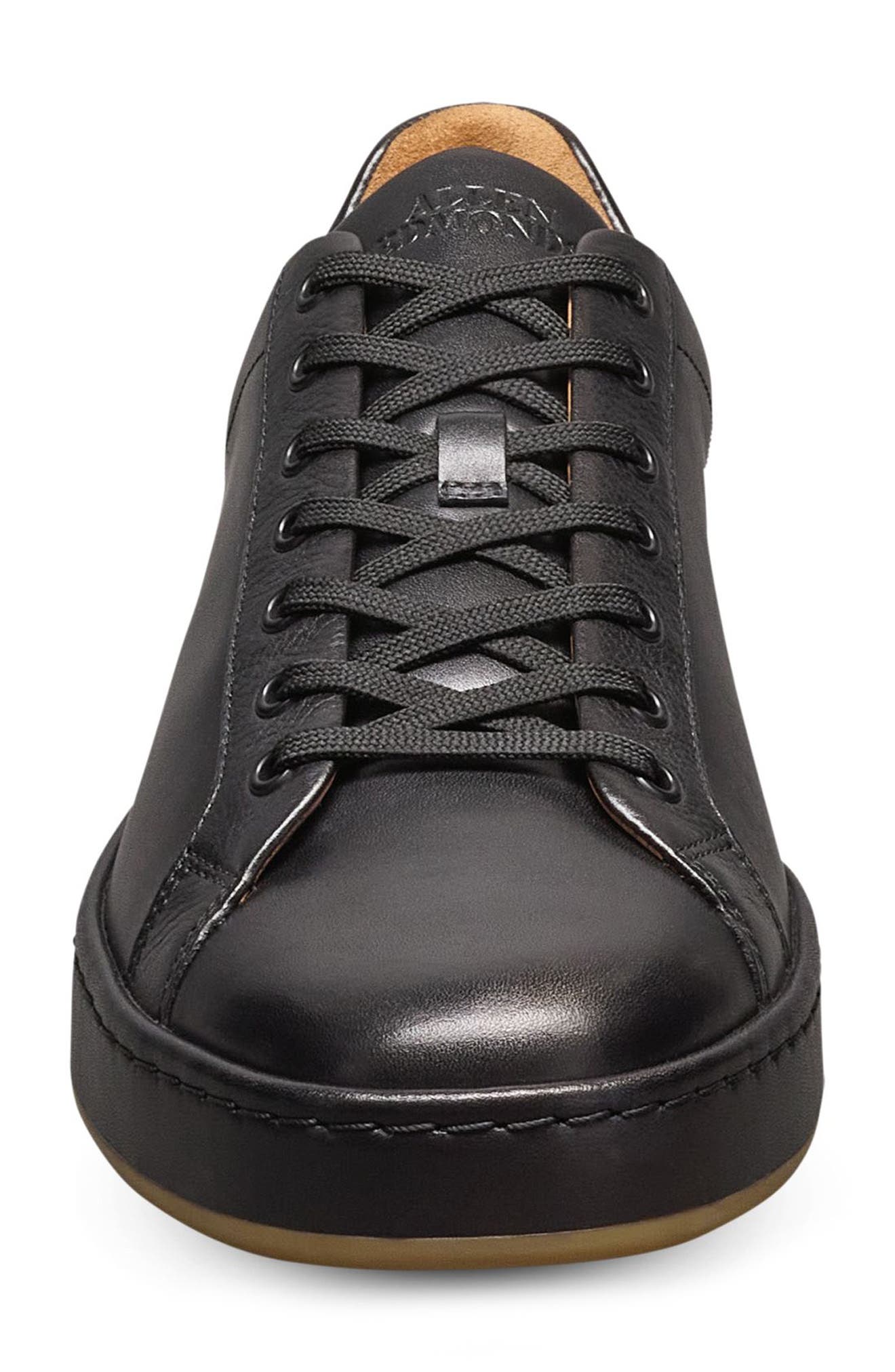 Allen Edmonds Barnes Low Top Sneaker, Alternate, color, Black