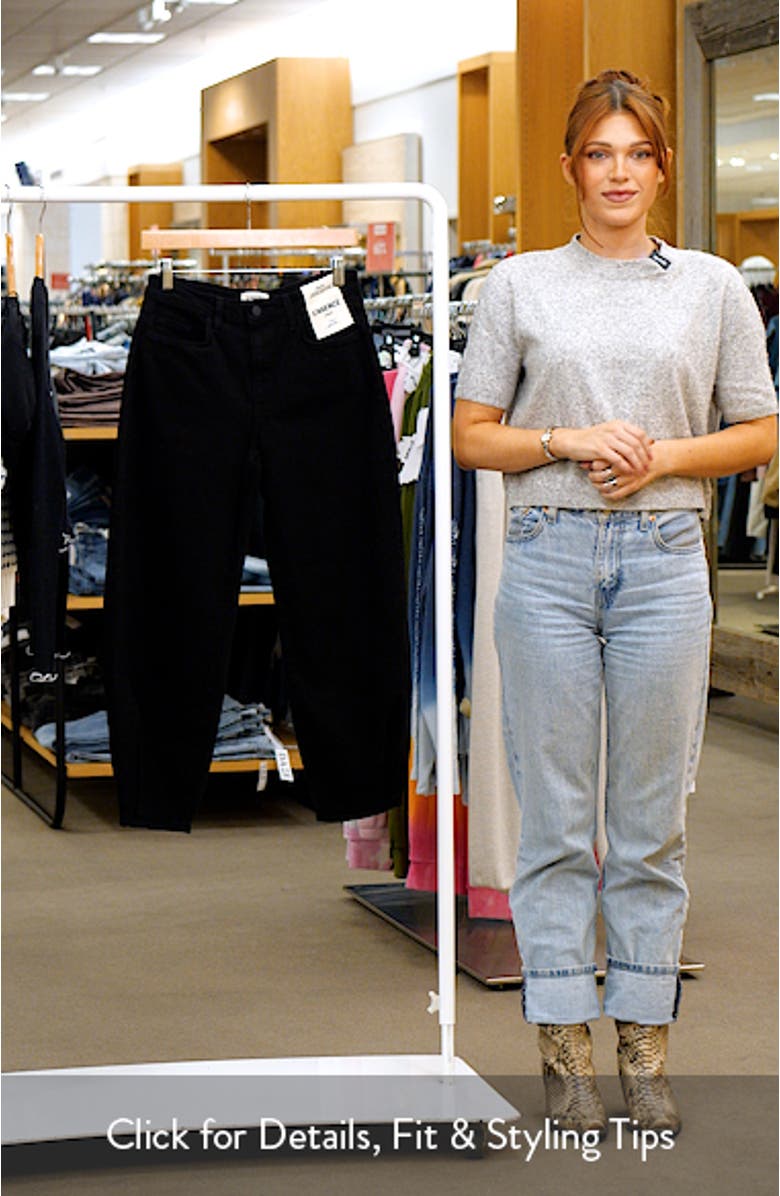 Krista High Waist Barrel Jeans, sales video thumbnail