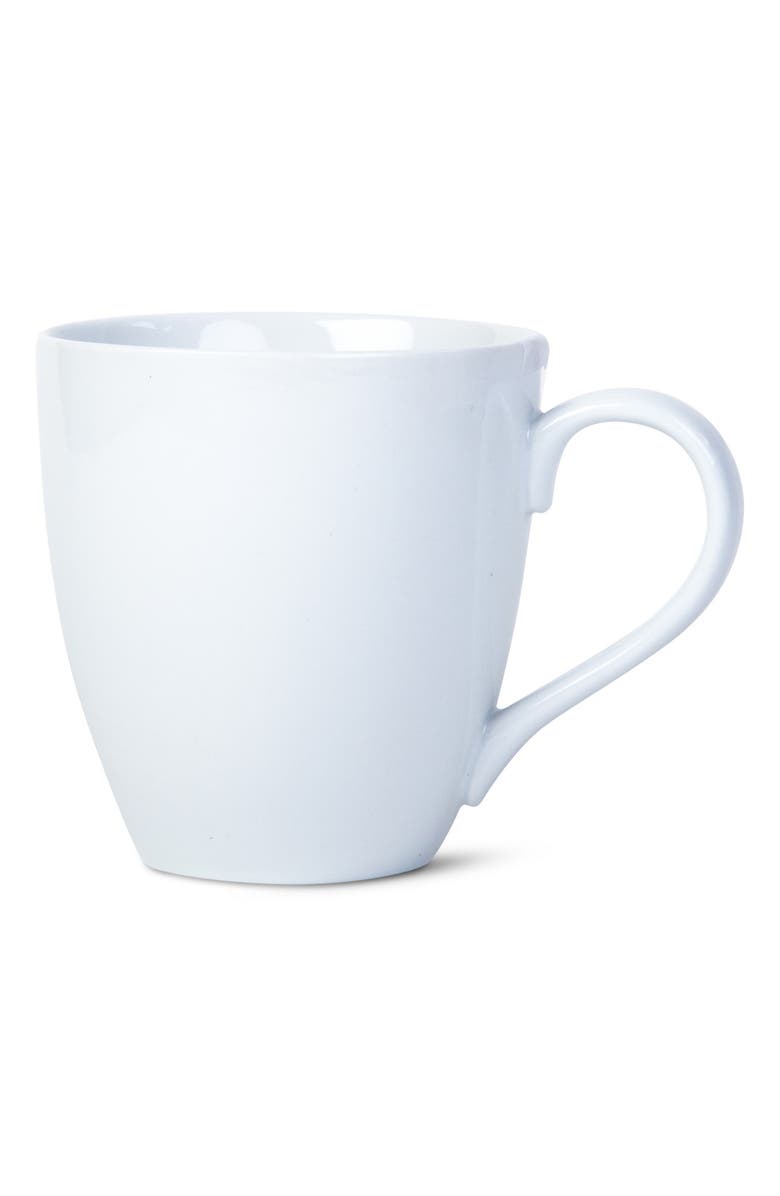 tag 20oz White Porcelain Mug Spring Design Dishwasher Safe, Main, color, White