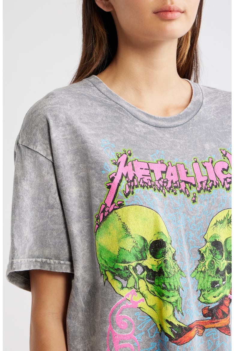 Metallica Graphic Tee, Alternate, color, GREY