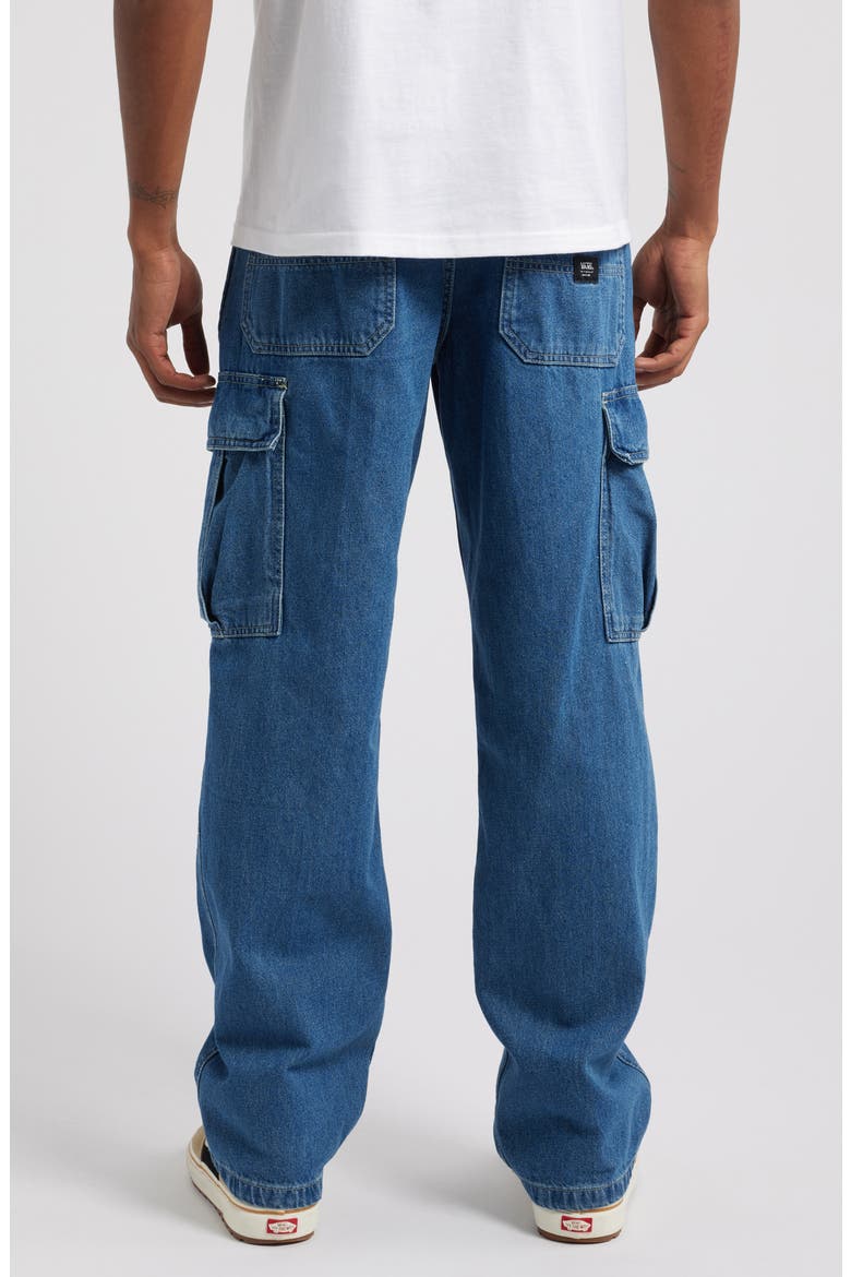 Service Cargo Relaxed Straight Leg Jeans, Alternate, color, VINTAGE INDIGO