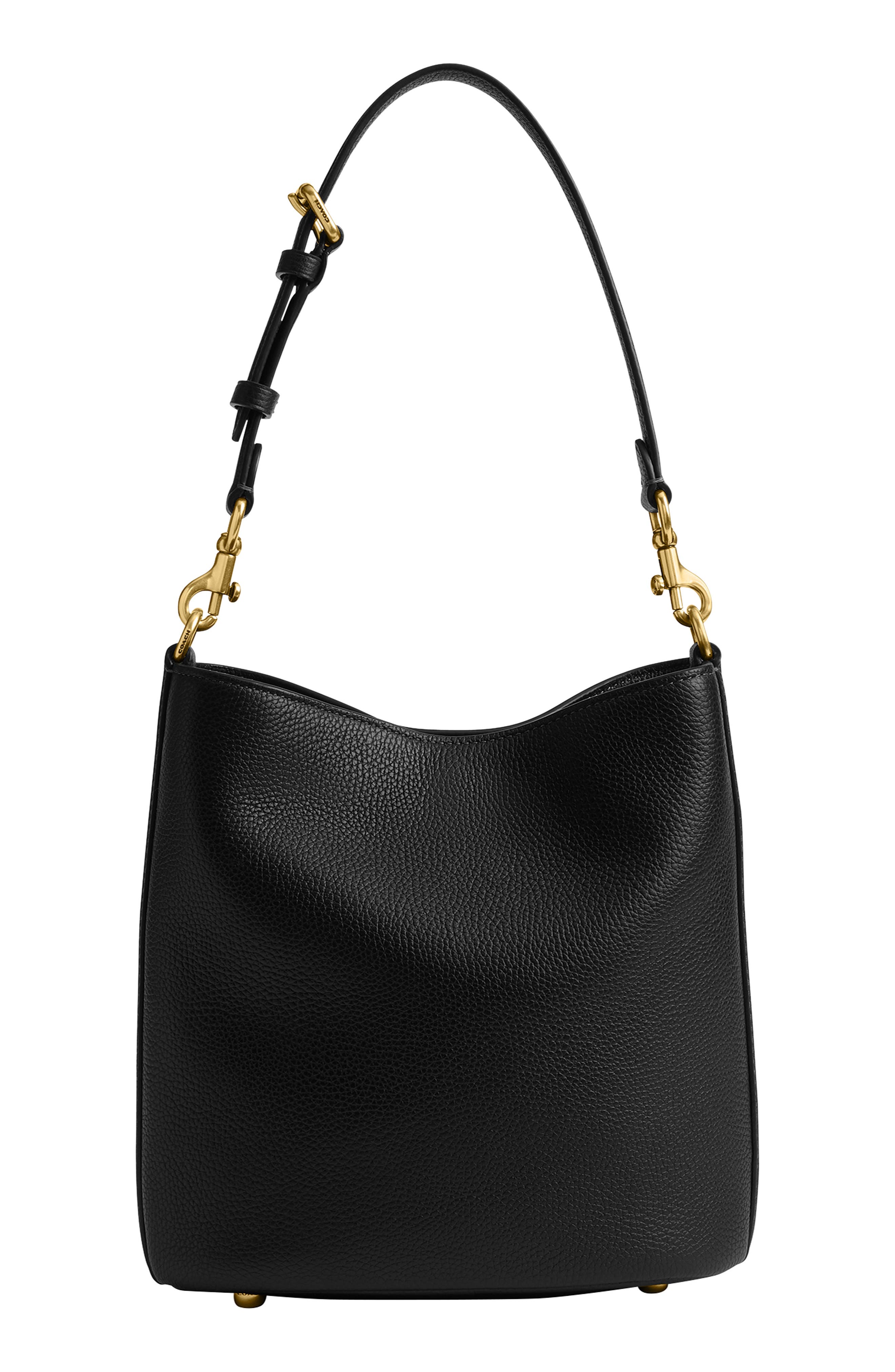 COACH Willow Polished Pebble Leather Shoulder Bag, Alternate, color, 