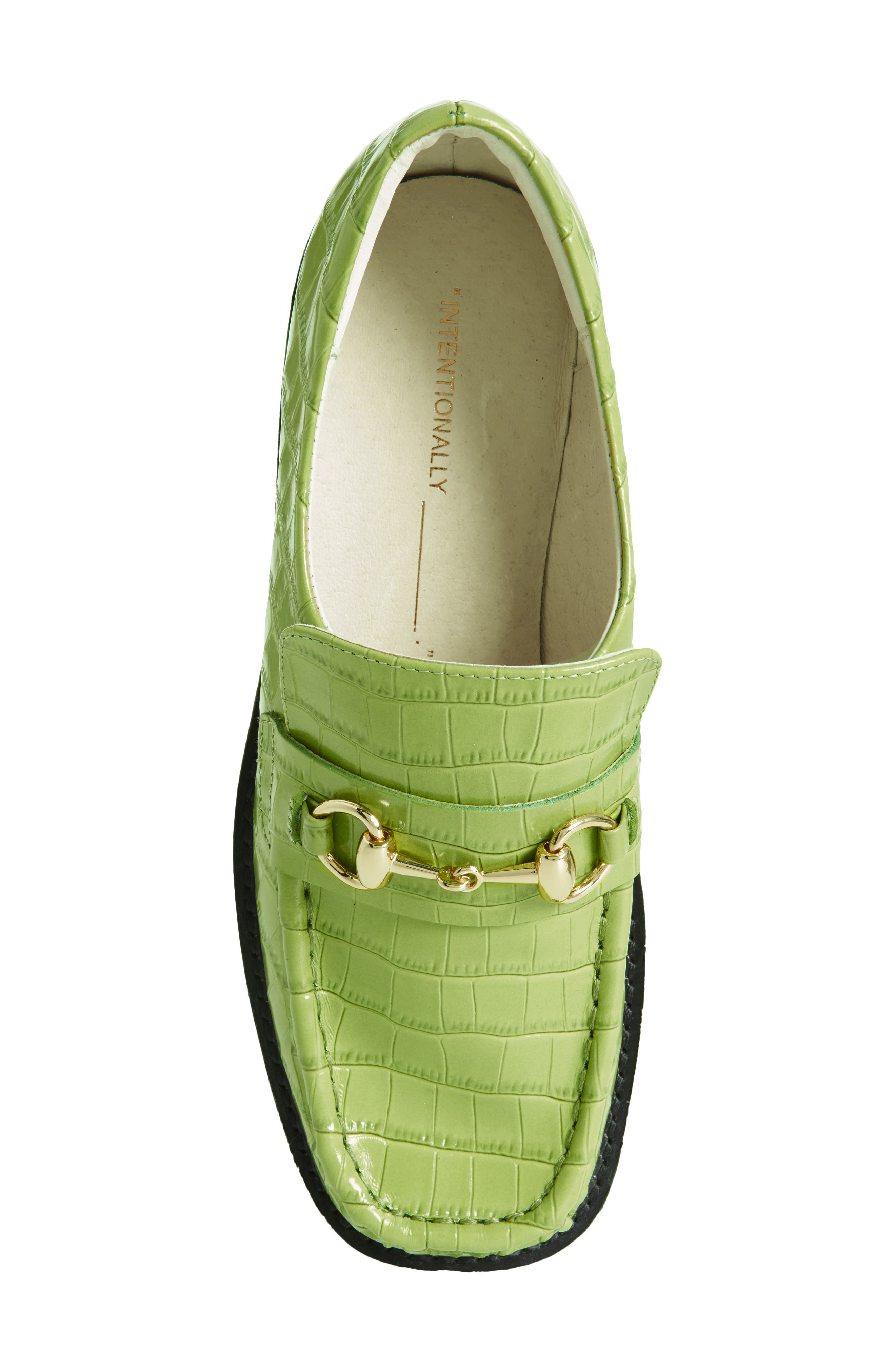 HK2 Loafer, Alternate, color, APPLE GREEN LEATHER