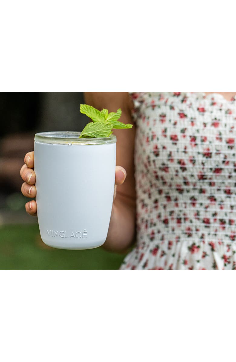 Vinglacé Stemless Wine Glass, Alternate, color, White