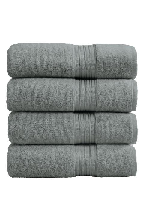 Quick-Dry Cotton 4-Pack Bath Towel Set