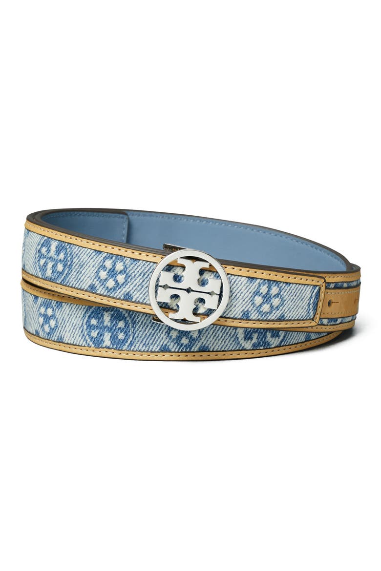 Miller Denim Belt, Main, color, POWDER BLUE