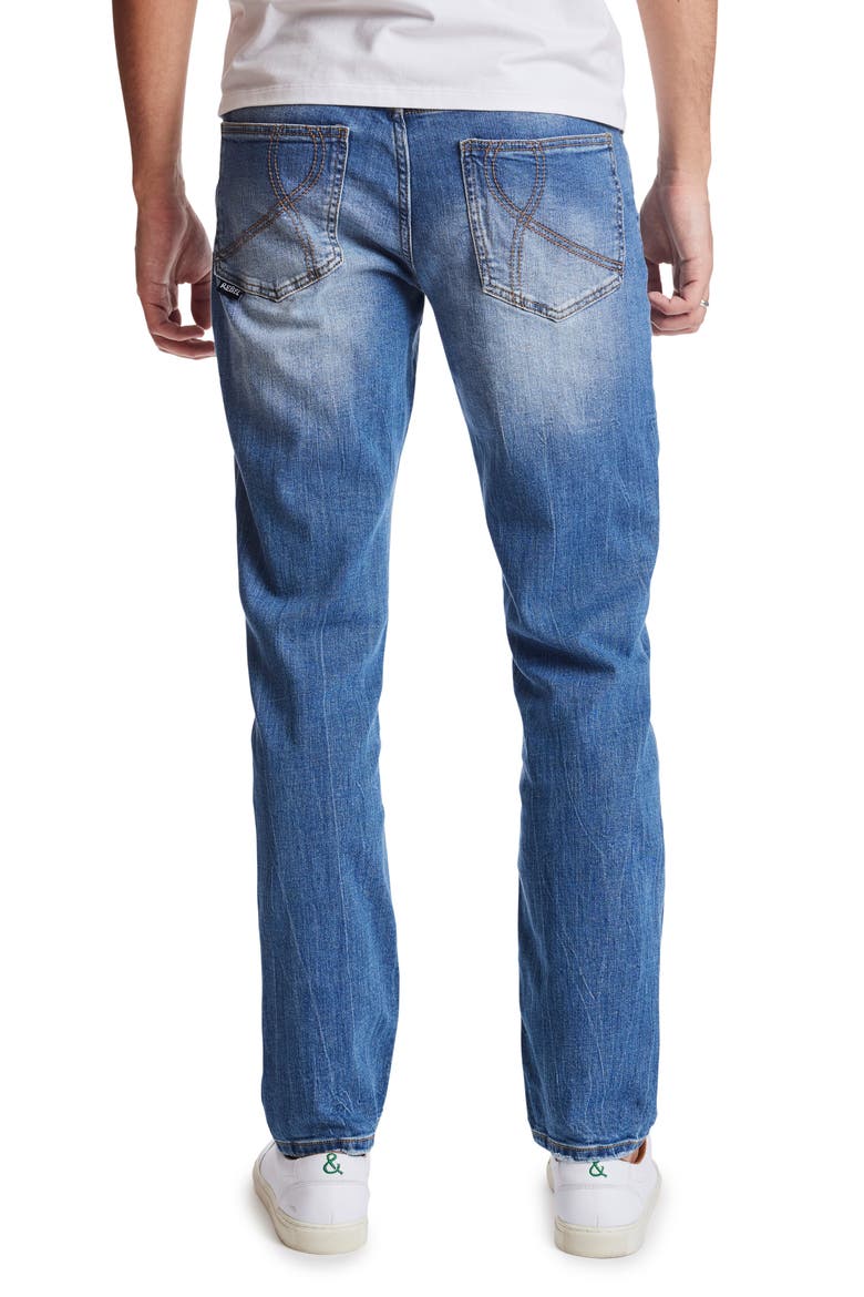 Rebel Skinny Jeans, Alternate, color, LIGHT DESTROY