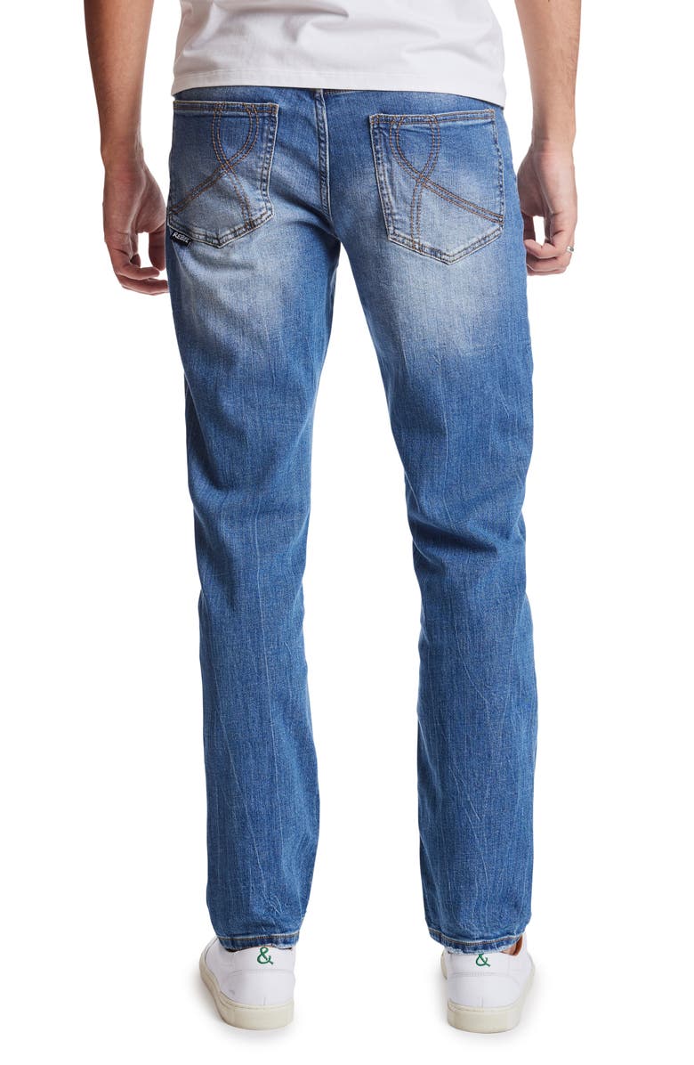 PAISLEY & GRAY Rebel Skinny Jeans, Alternate, color, Light Destroy