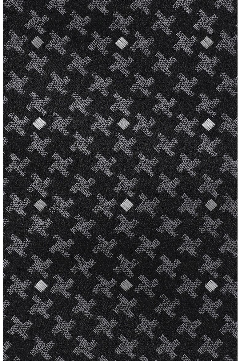 Dotted Houndstooth Tie, Alternate, color, BLACK/ WHITE