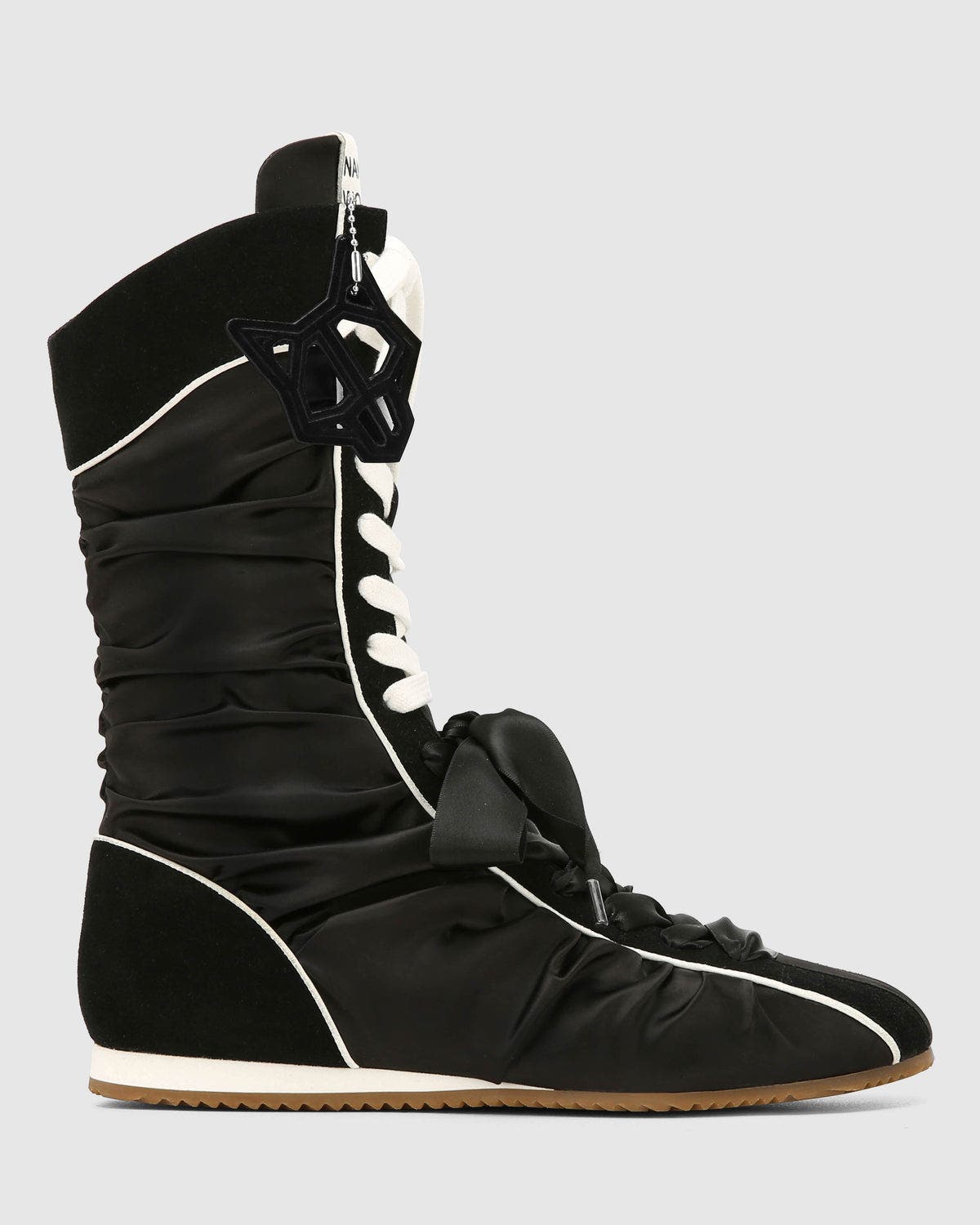 Naked Wolfe Extreme Black Satin, Main, color, Black