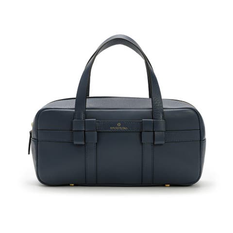 Bibi Leather Bag With Shoulder Strap And Iconic Knots