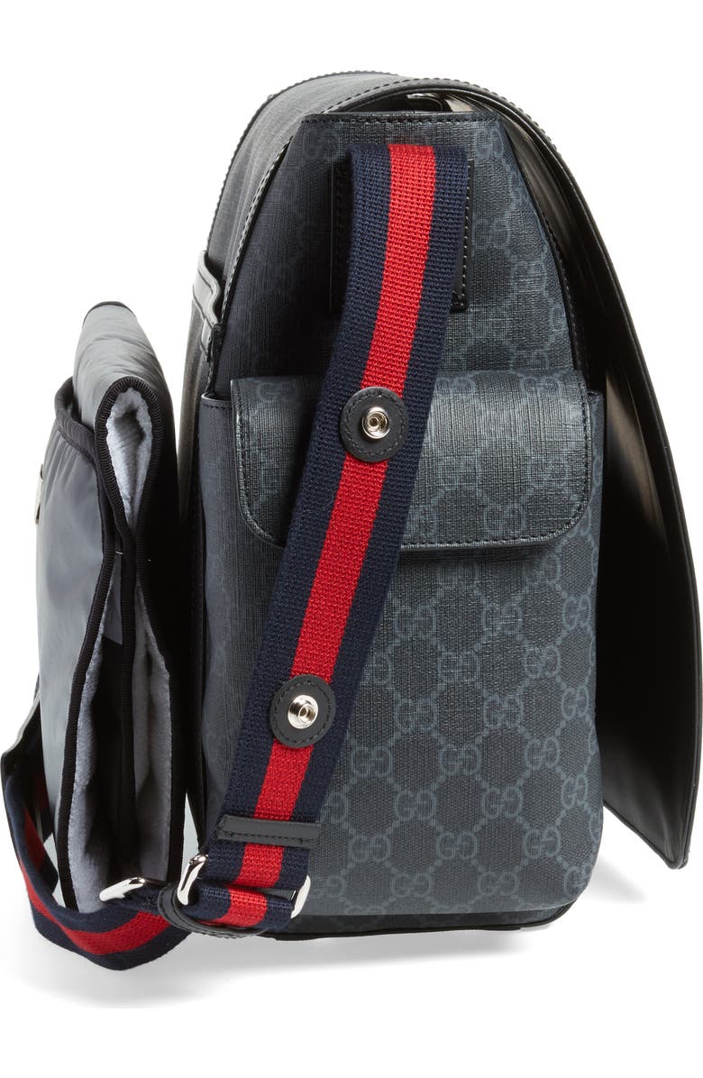 Gucci GG Supreme Canvas Diaper Bag, Alternate, color,