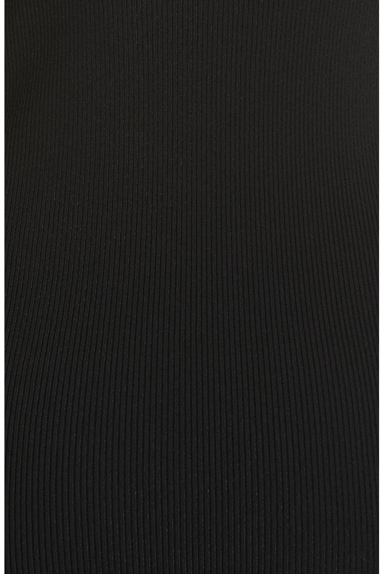 Cold Shoulder Body-Con Dress, Alternate, color, BLACK