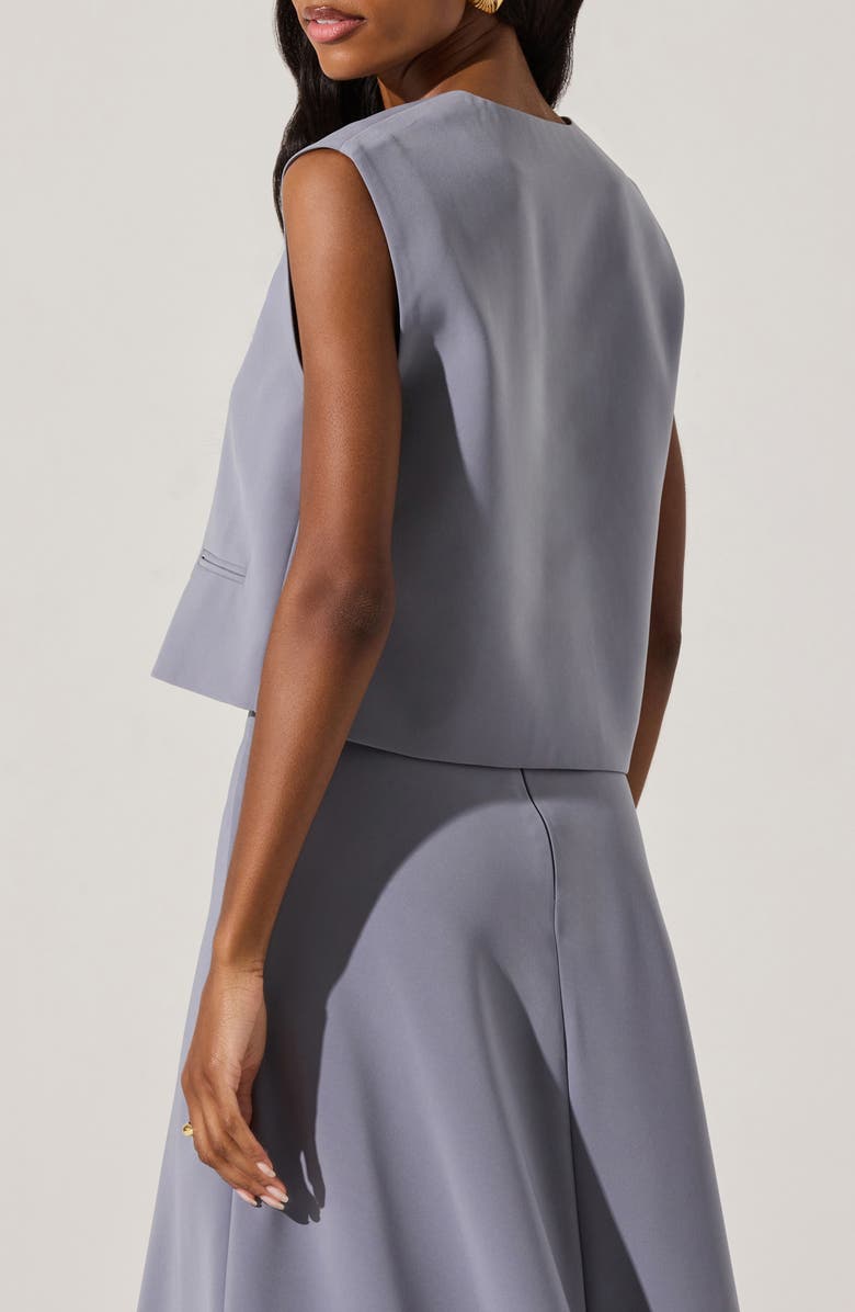 ASTR the Label V-Neck Sleeveless Boxy Top, Alternate, color, Blue