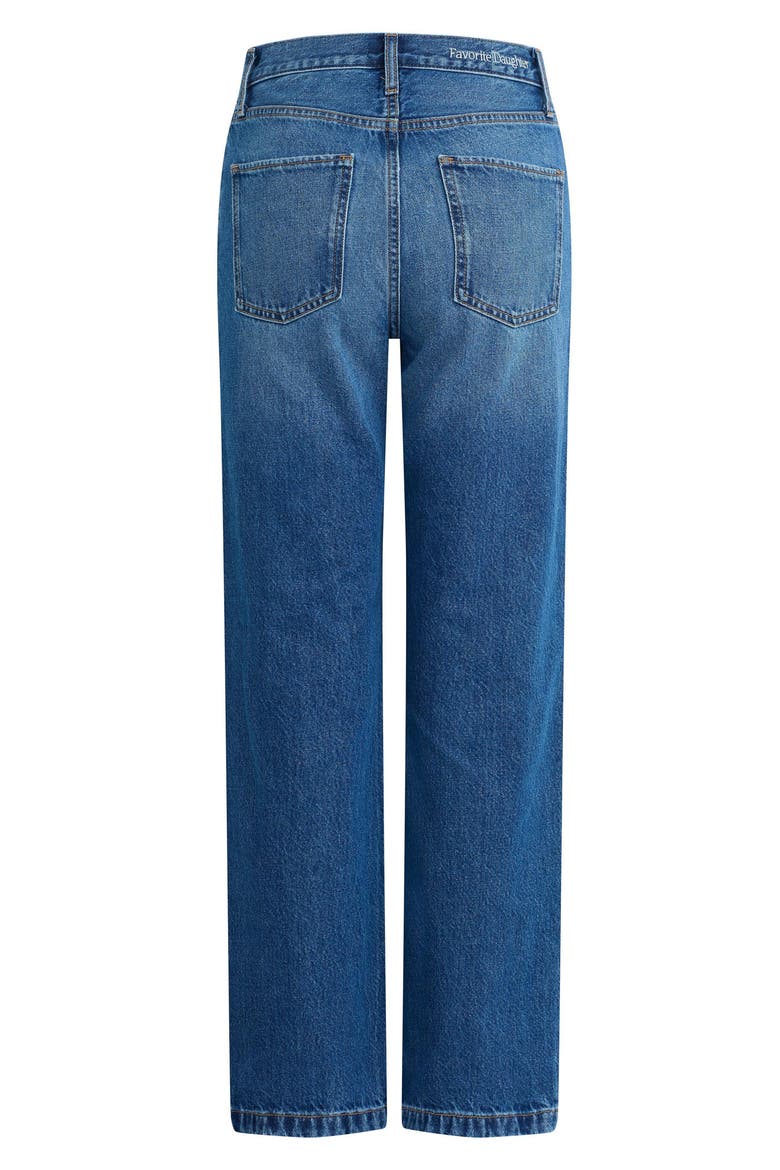 The Otto High Waist Ankle Straight Leg Jeans, Alternate, color, VINTAGE CAMPBELL