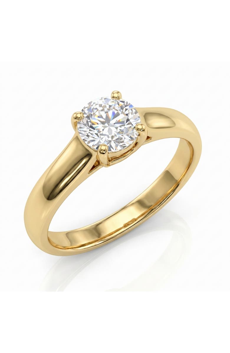 Bliss Diamond 1Ct Diamond Solitaire Engagement Ring in 14k Gold Lab Grown, Main, color, 14K Yellow Gold