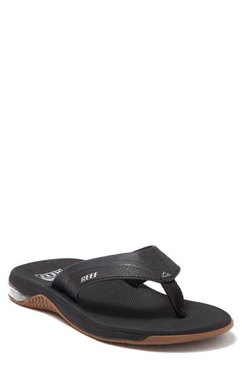 Shop Reef One Slide Sandal In Black/silver
