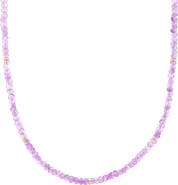 The Lovery Fine Jewelry Pink Amethyst Bead Necklace