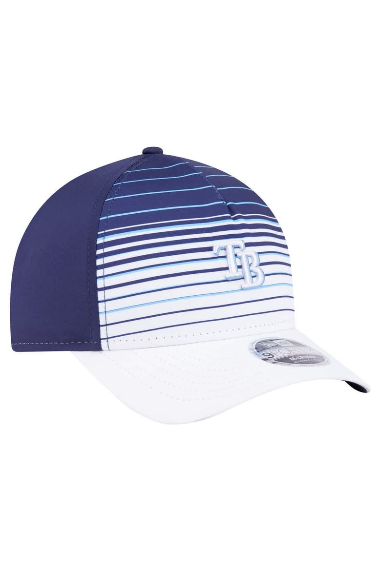 Men's New Era  Navy Tampa Bay Rays Gradient 9FORTY M-Crown Adjustable Hat, Alternate, color, Navy